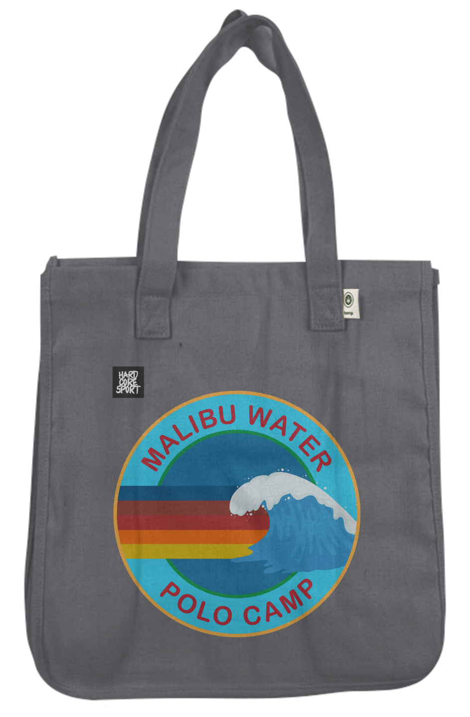 Malibu Water Polo Camp 2025 // Hemp Market Tote Round Logo