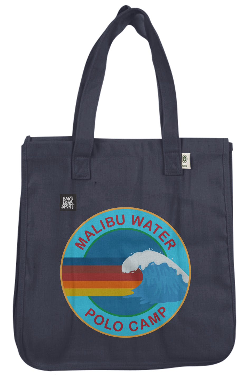 Malibu Water Polo Camp 2025 // Hemp Market Tote Round Logo