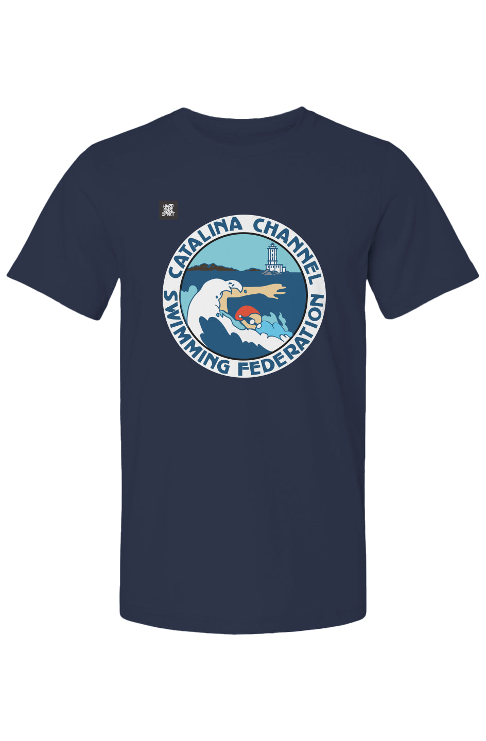 Catalina Channel Swimming Federation - Round Logo // T Shirt Unisex