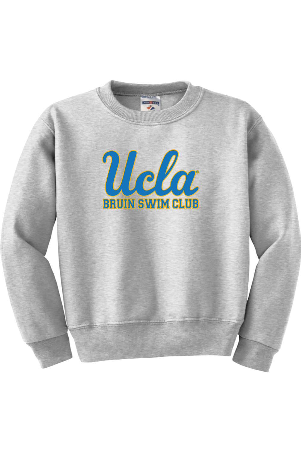 UCLA Bruin Swim - GREY Crewneck Sweatshirt - Youth Unisex