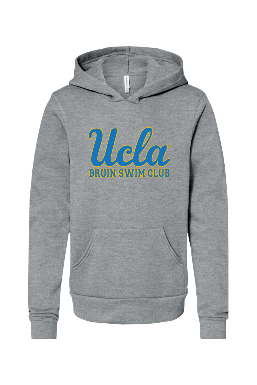 UCLA Bruin Swim - GREY Pullover Hoodie - Youth Unisex