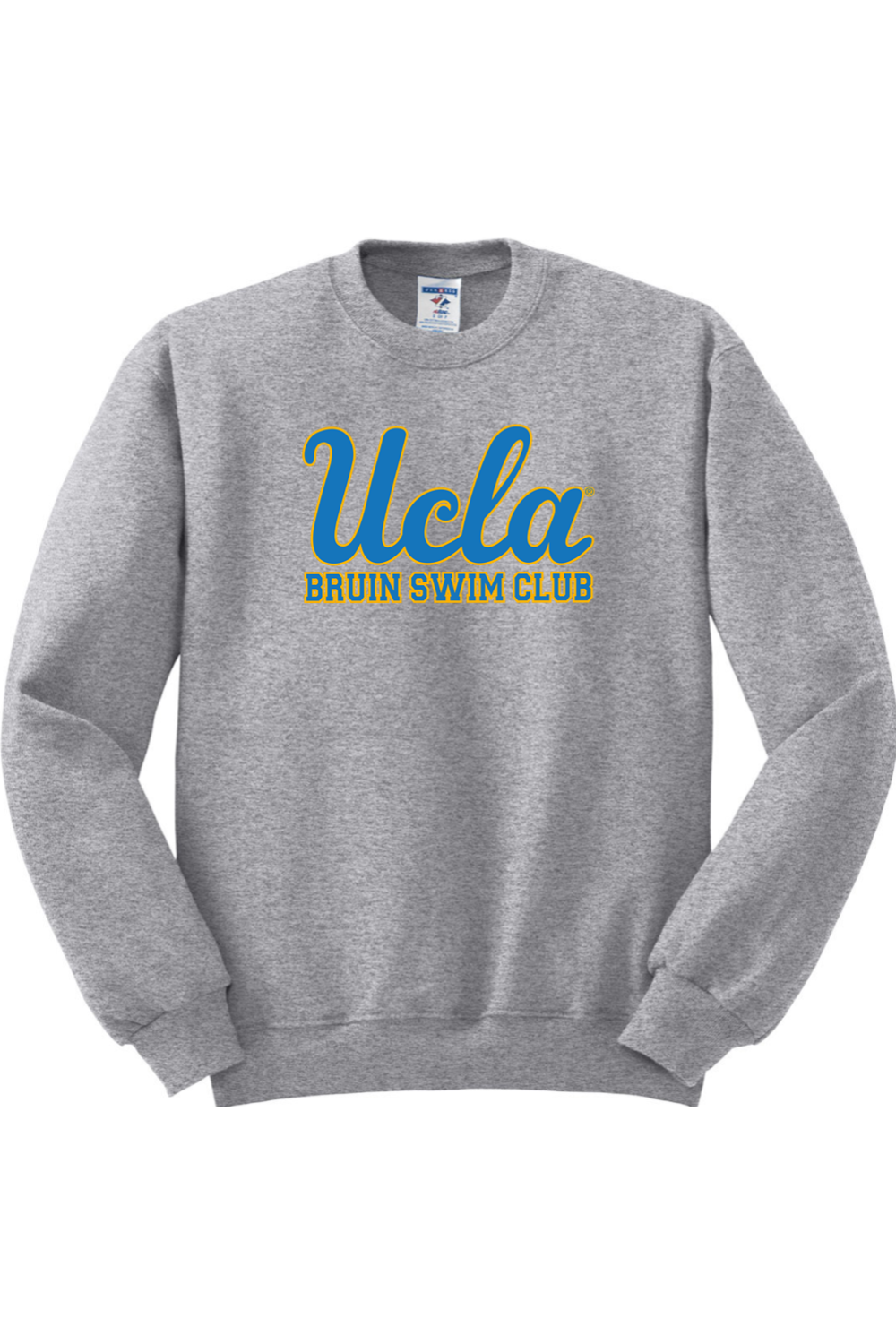 UCLA Bruin Swim - GREY Crewneck Sweatshirt - Adult Unisex