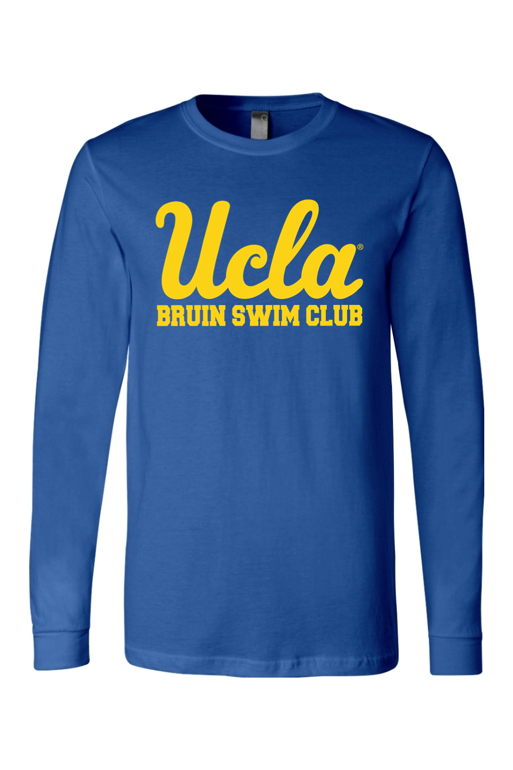 UCLA Bruin Swim - BLUE Classic L/S Shirt - Adult Unisex