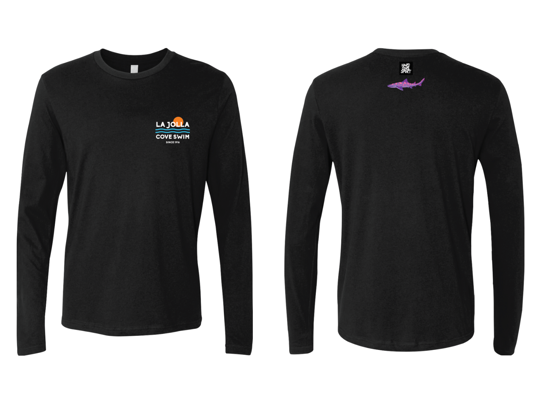 La Jolla Cove Swim 2025 // Long Sleeve T Shirt LEOPARD SHARK
