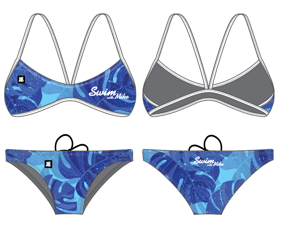 Swim with Mike 2025 // Womens Pistol Bottom - Blue